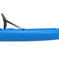 Two 8' Adult Kayaks with Paddles and Backrest Blue 2 pack HDPE Plastic Lifetime