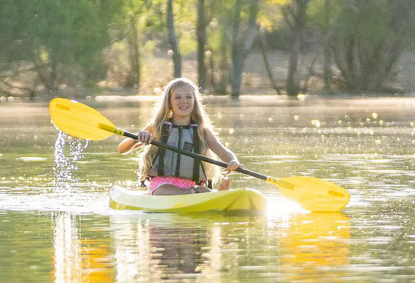 Youth Kids 6' Kayak with Paddle Included 132 lb Capacity Lifetime Wave