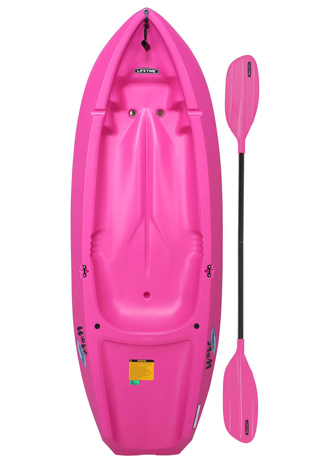 Youth Kids 6' Kayak with Paddle Included 132 lb Capacity Lifetime Wave