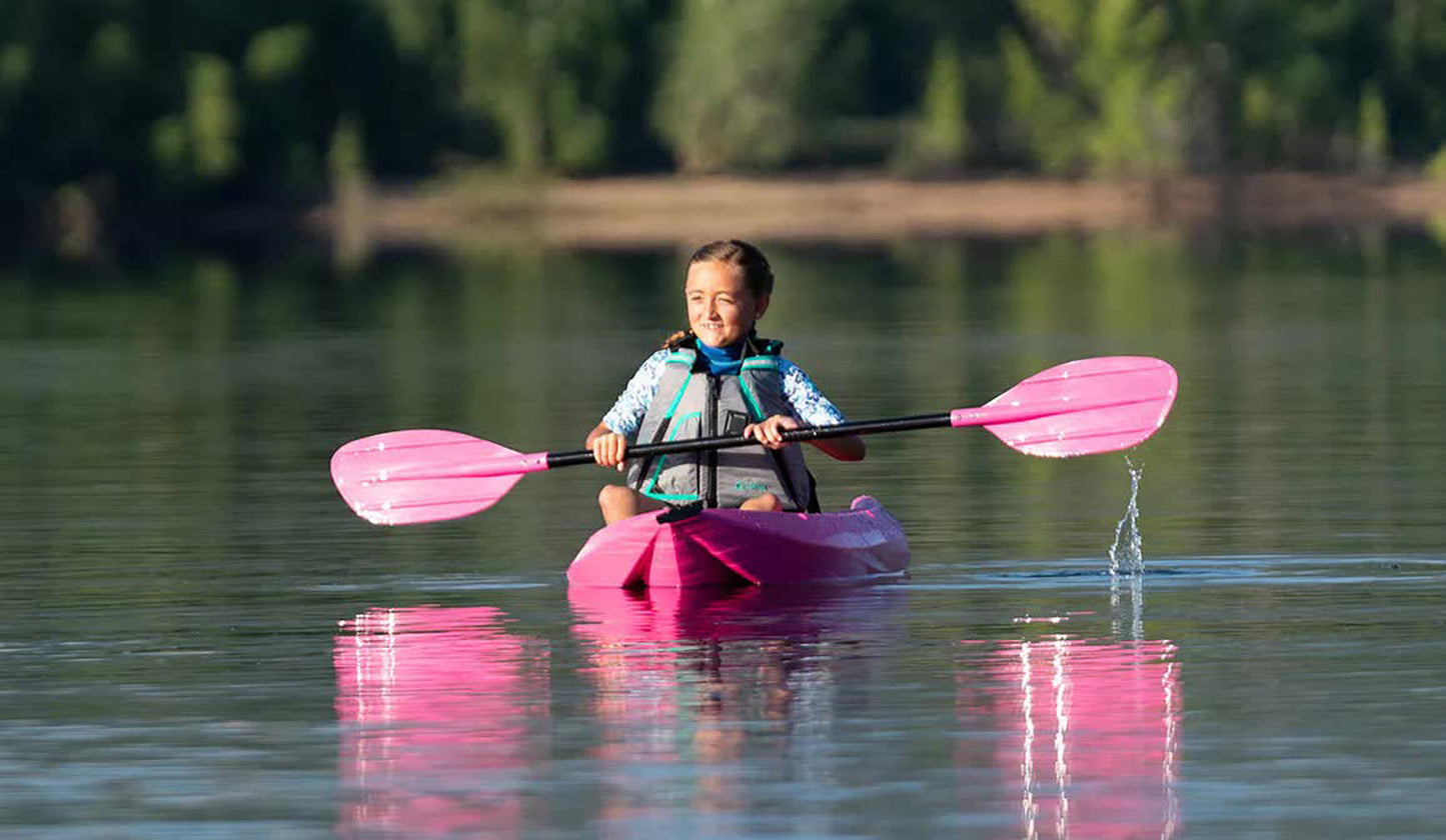 Youth Kids 6' Kayak with Paddle Included 132 lb Capacity Lifetime Wave