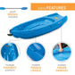 Youth Kids 6' Kayak with Paddle Included 132 lb Capacity Lifetime Wave