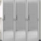 Locking 4 Shelf Locker Storage Cabinet Stainless Steel Door 72" H x 18" W