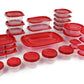 Rubbermaid 64 Piece Food Storage Containers Set Plastic TakeAlongs