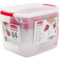 Rubbermaid 64 Piece Food Storage Containers Set Plastic TakeAlongs