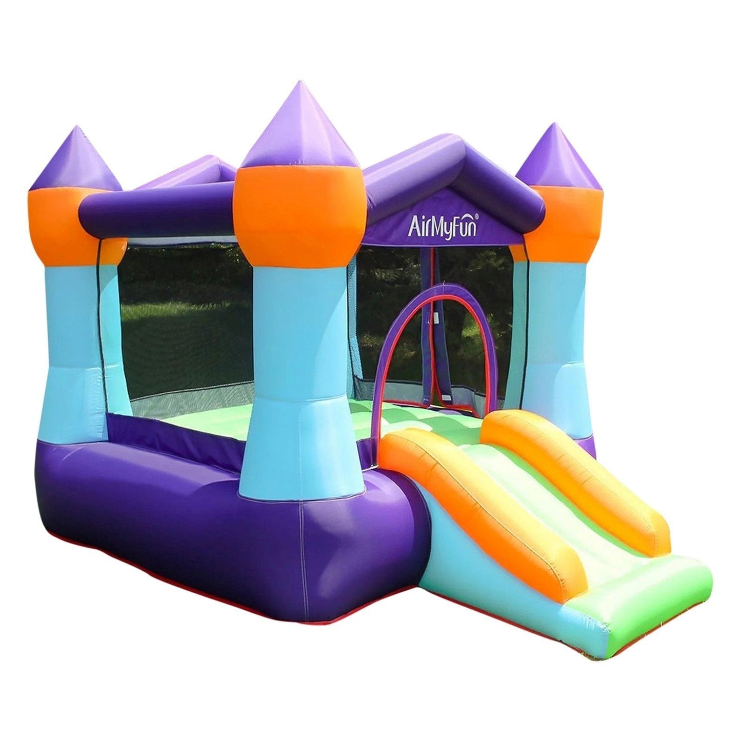 Inflatable Bounce House Jump Castle 2 Kids Slide Indoor Outdoor Jumping Fort