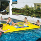 Inflatable Floating Lake Pool Slide AND 10' Walkway Platform Foam Water Raft WOW